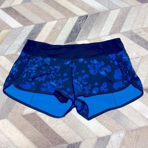 Lululemon speed shorts 2.5 inch 4 way stretch size 8